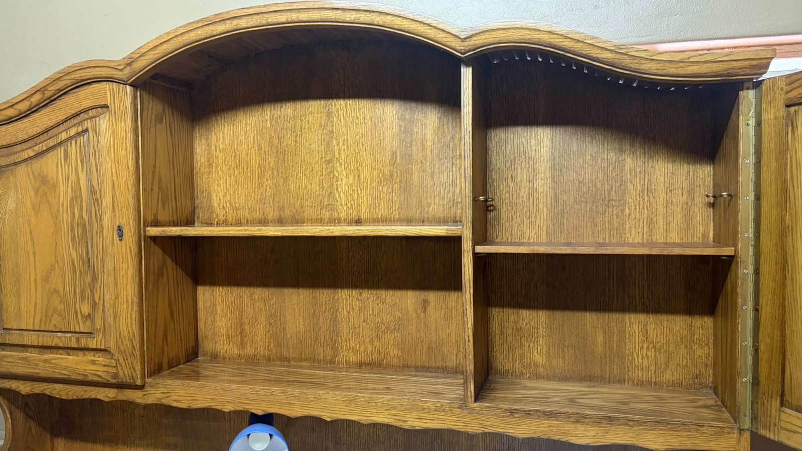 Wooden Wall-Mounted Display Cabinet