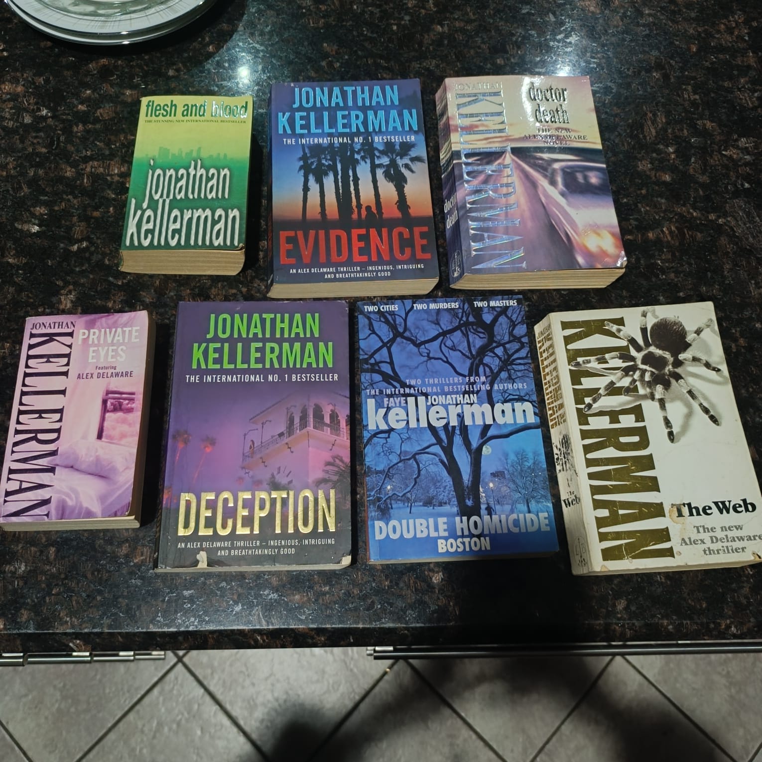 Collection of 7 Jonathan Kellerman and Faye Kellerman Novels