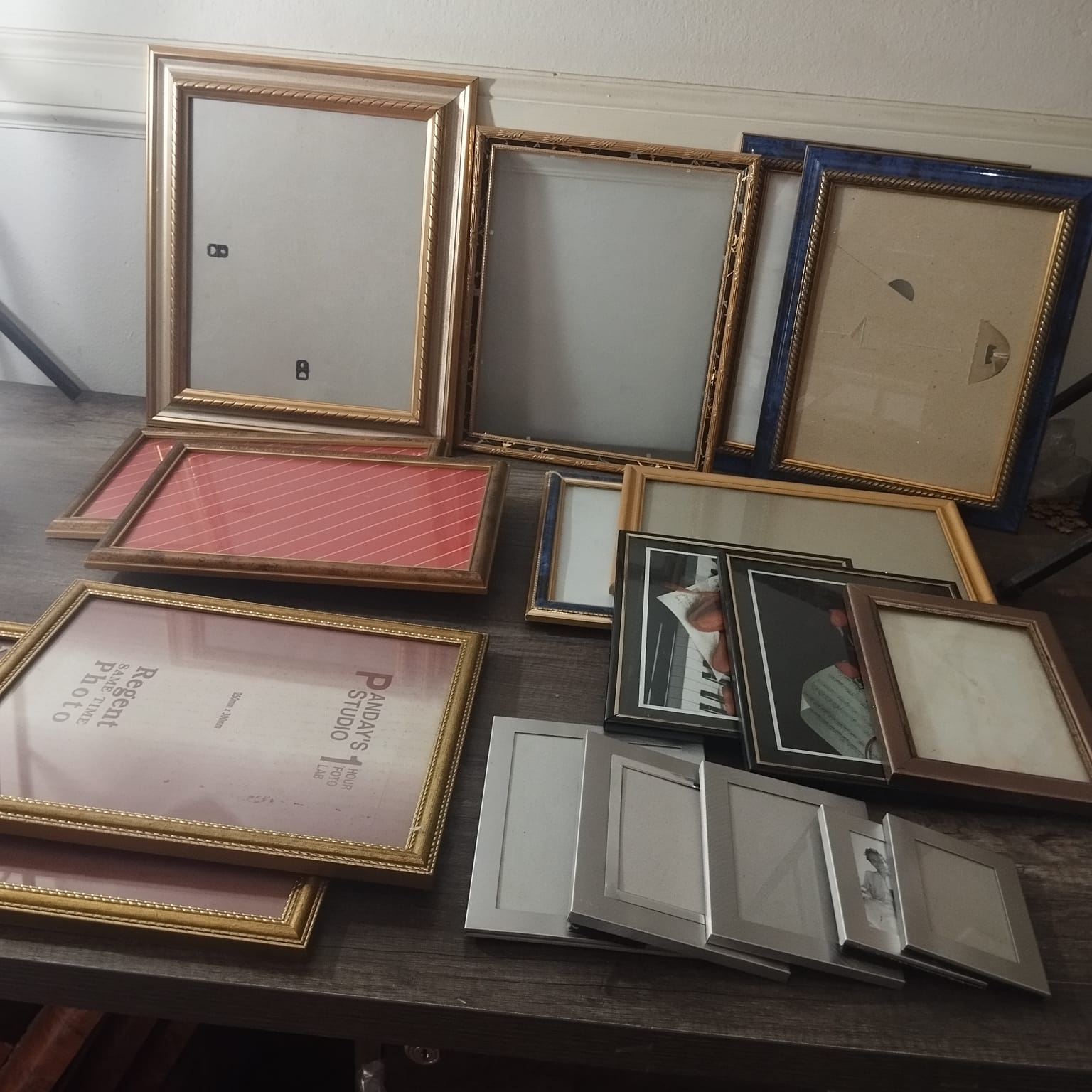 Assorted Mixed Photo Frames - Various Sizes