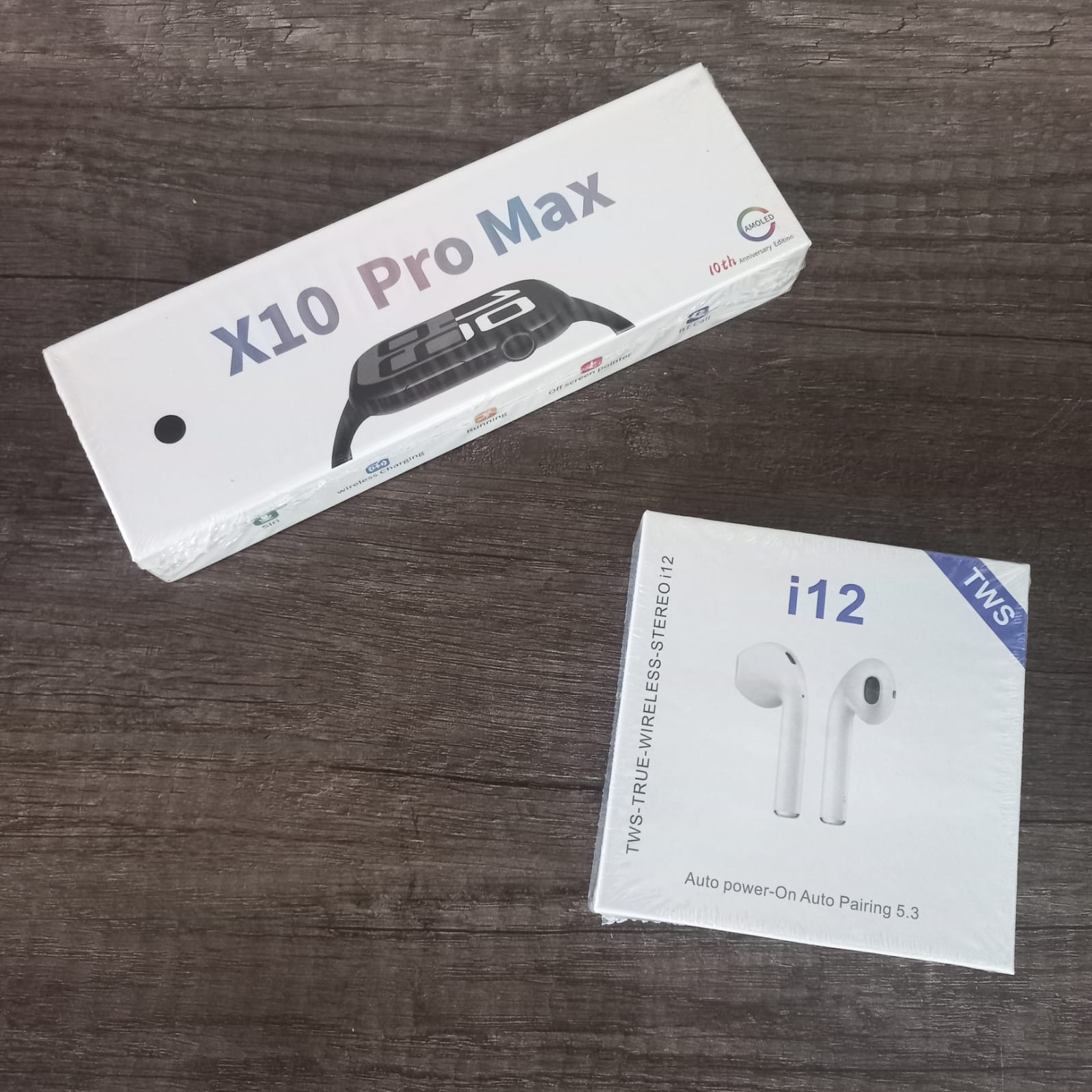 Smart Watch and Wireless Earphones Bundle