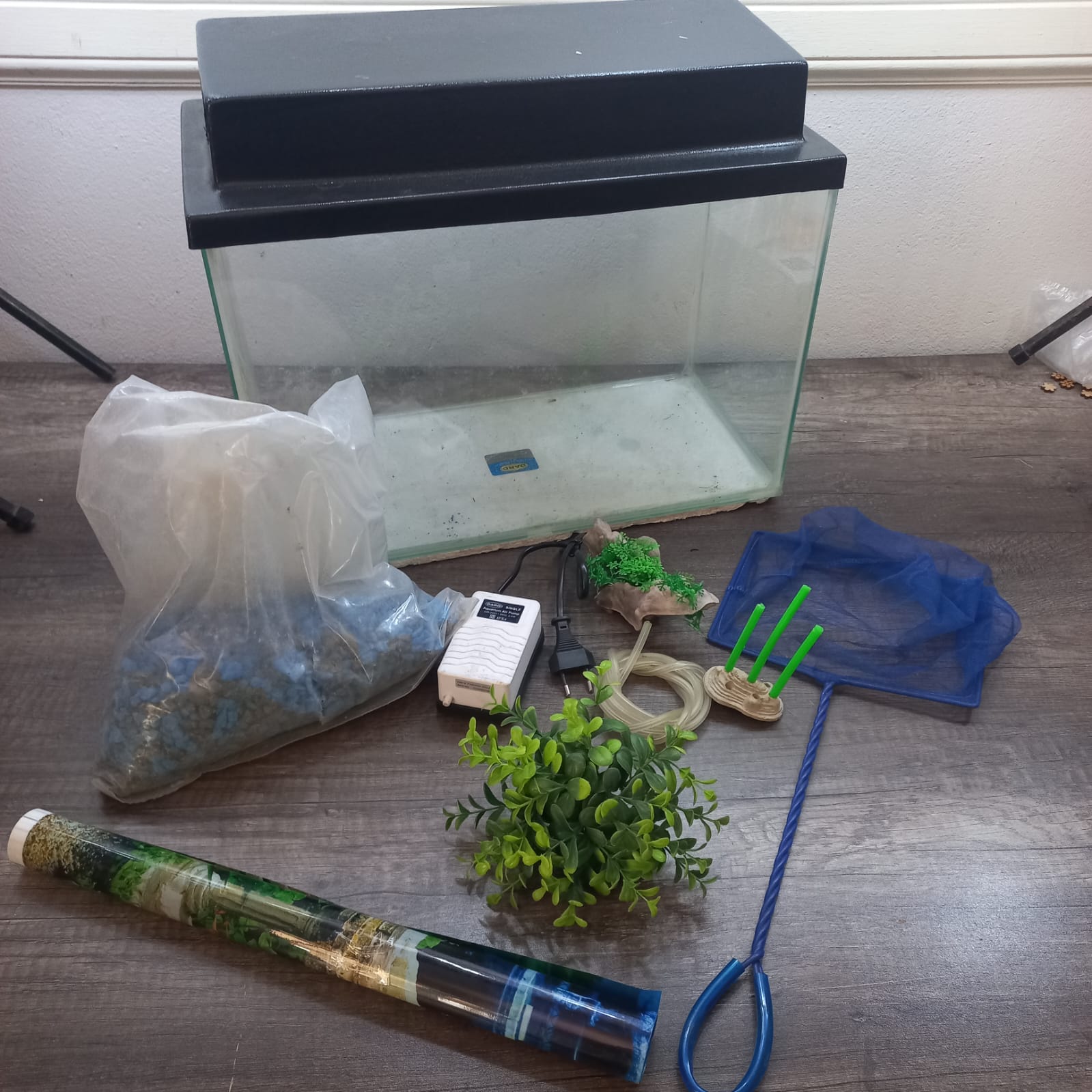 Glass Aquarium Starter Set with Accessories