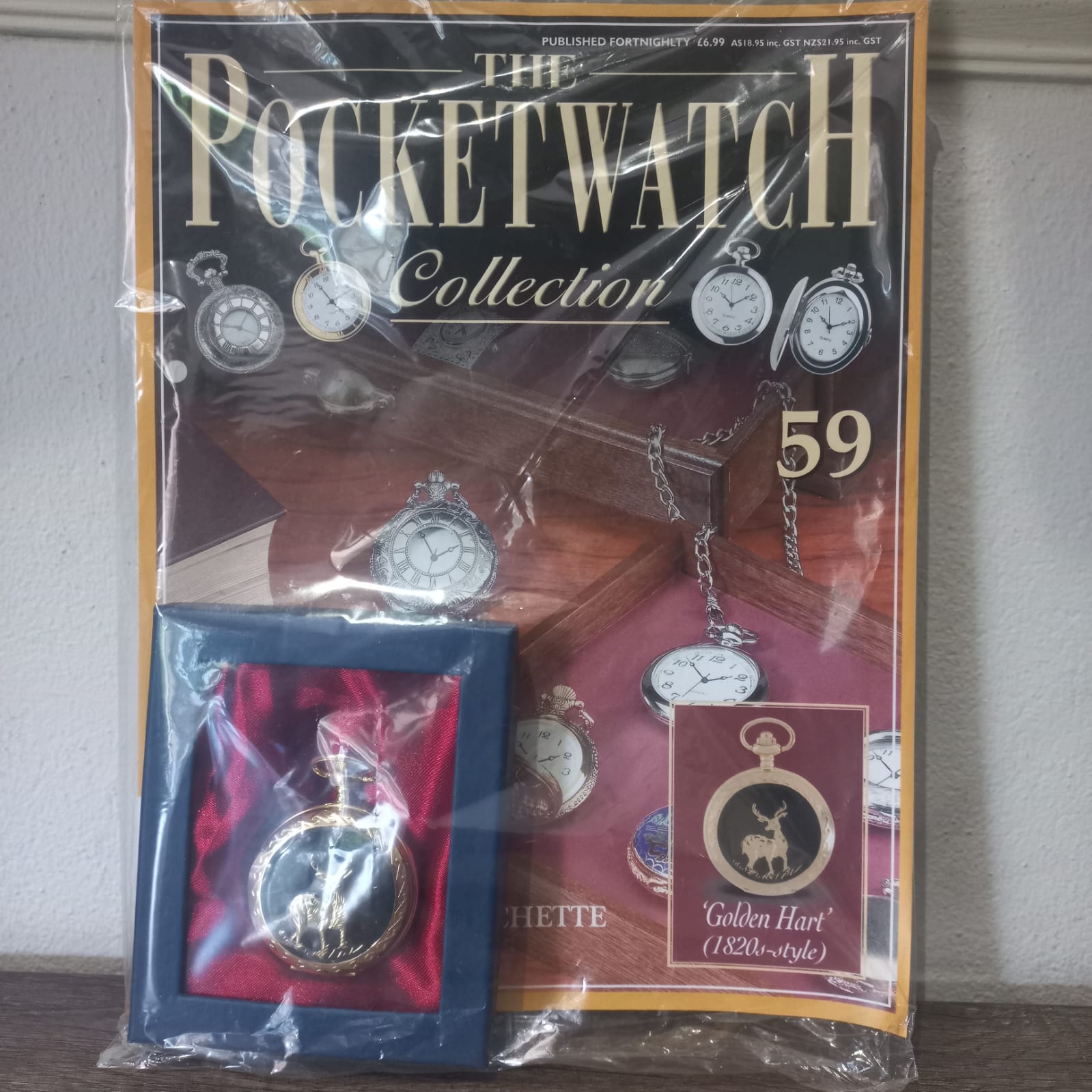 The Pocketwatch Collection Issue 59 with 'Golden Hart' Style Watch