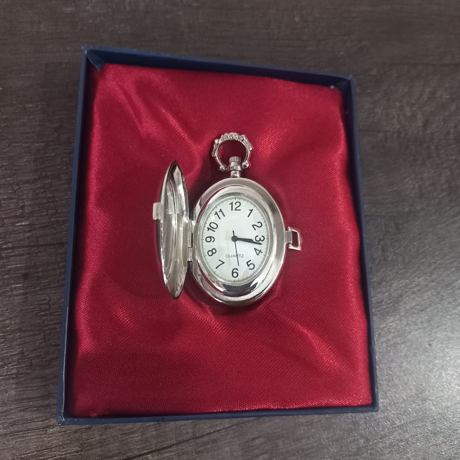 Oval Quartz Pocket Watch in Presentation Box - Issue 4