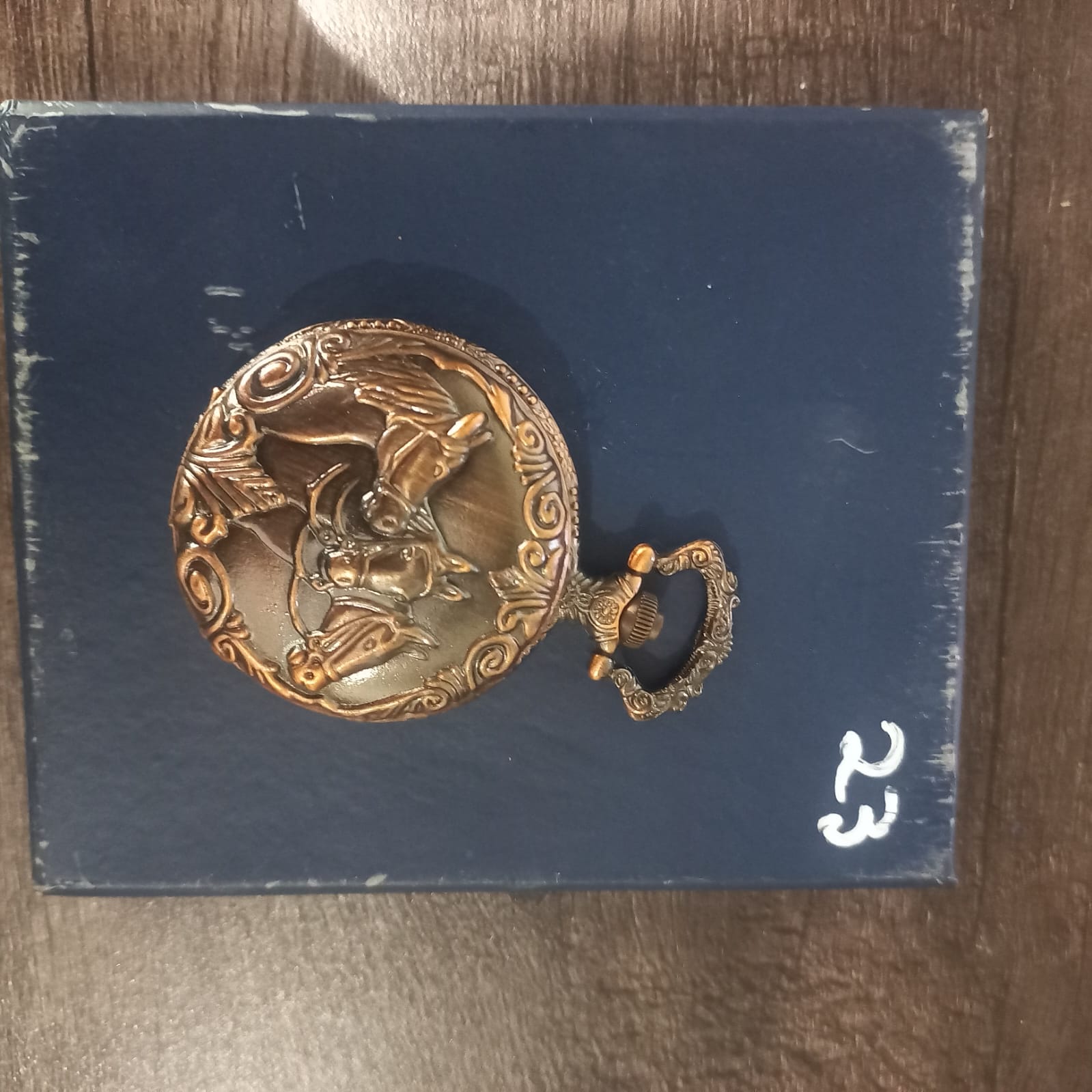 Vintage-style bronze or copper-tone quartz pocket watch - Issue 23