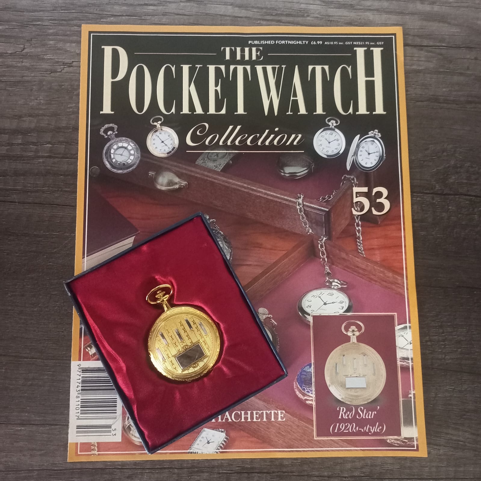 Hachette 'The Pocketwatch Collection' Issue 53 - 'Red Star' Style Pocket Watch