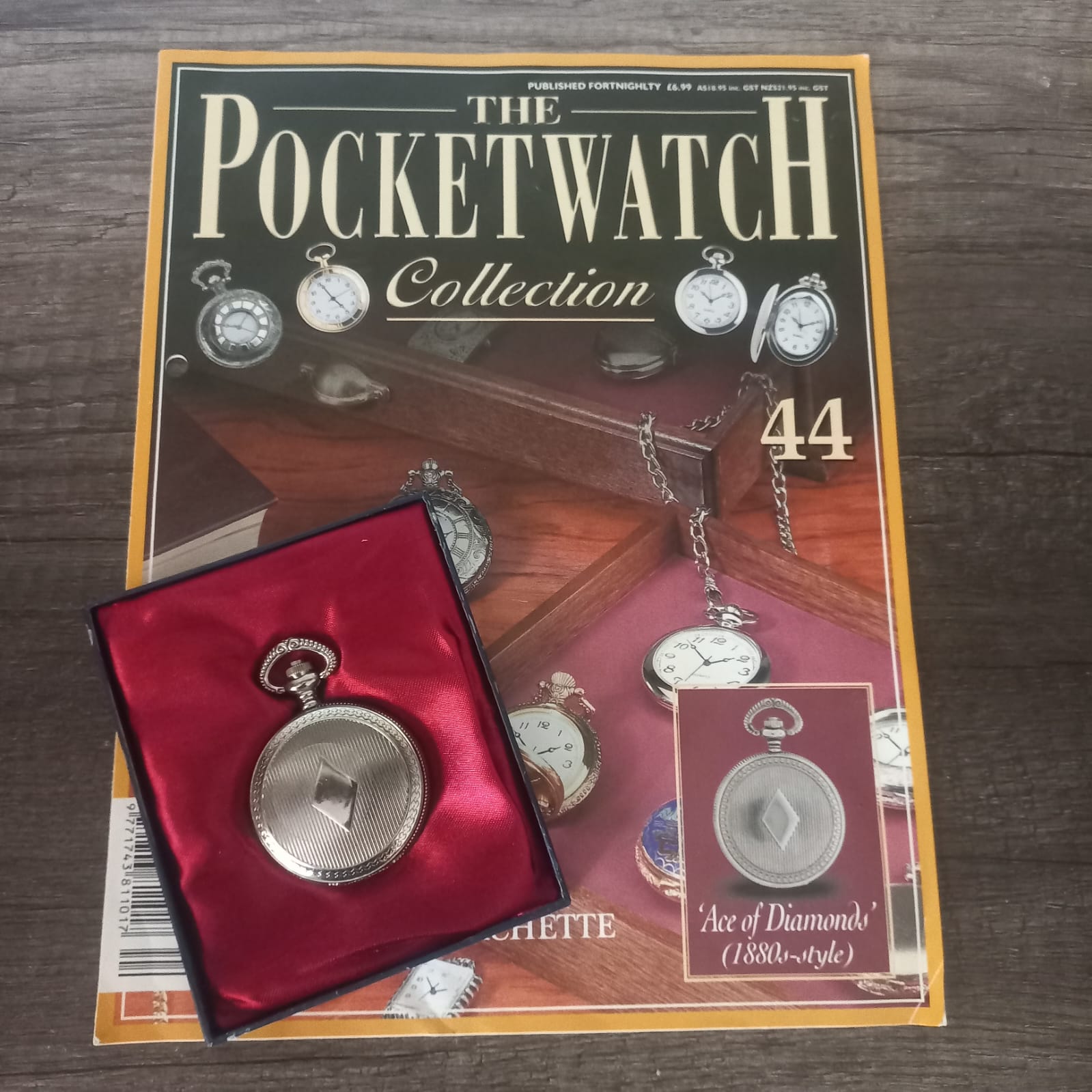 The Pocket Watch Collection 'Ace of Diamonds' Replica Watch and Magazine - Issue 44