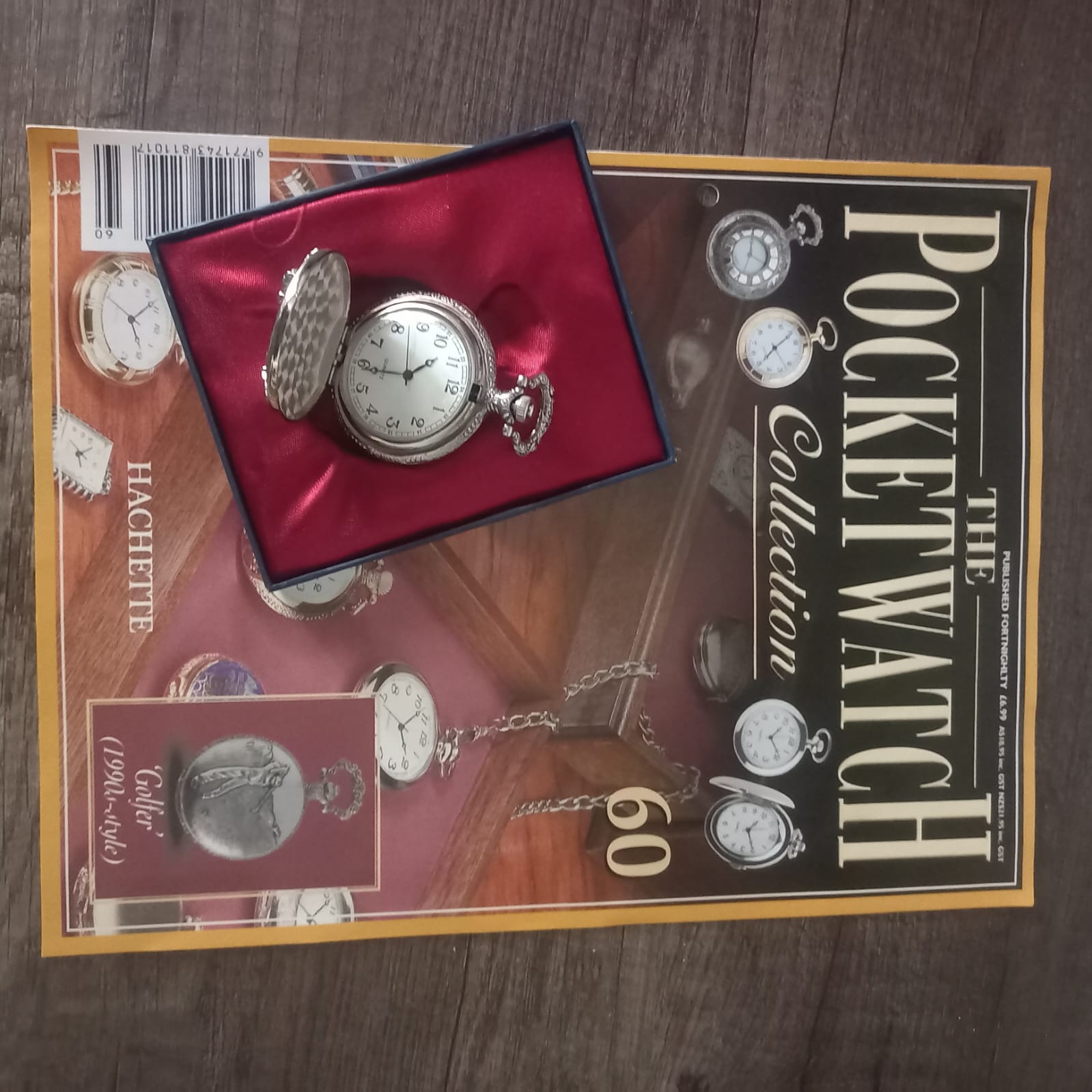 Hachette Pocket Watch Collection 'Golfer' Edition with Display Box - Issue 60