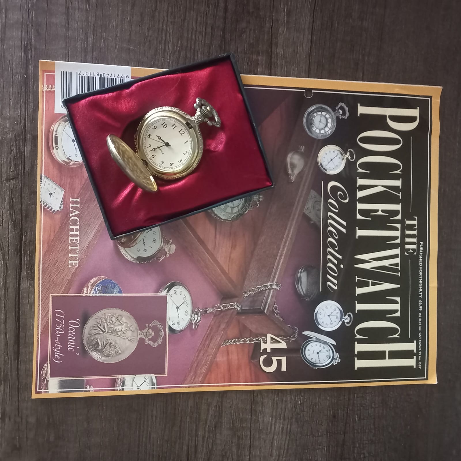 Hachette The Pocketwatch Collection Issue 45 with Pocket Watch