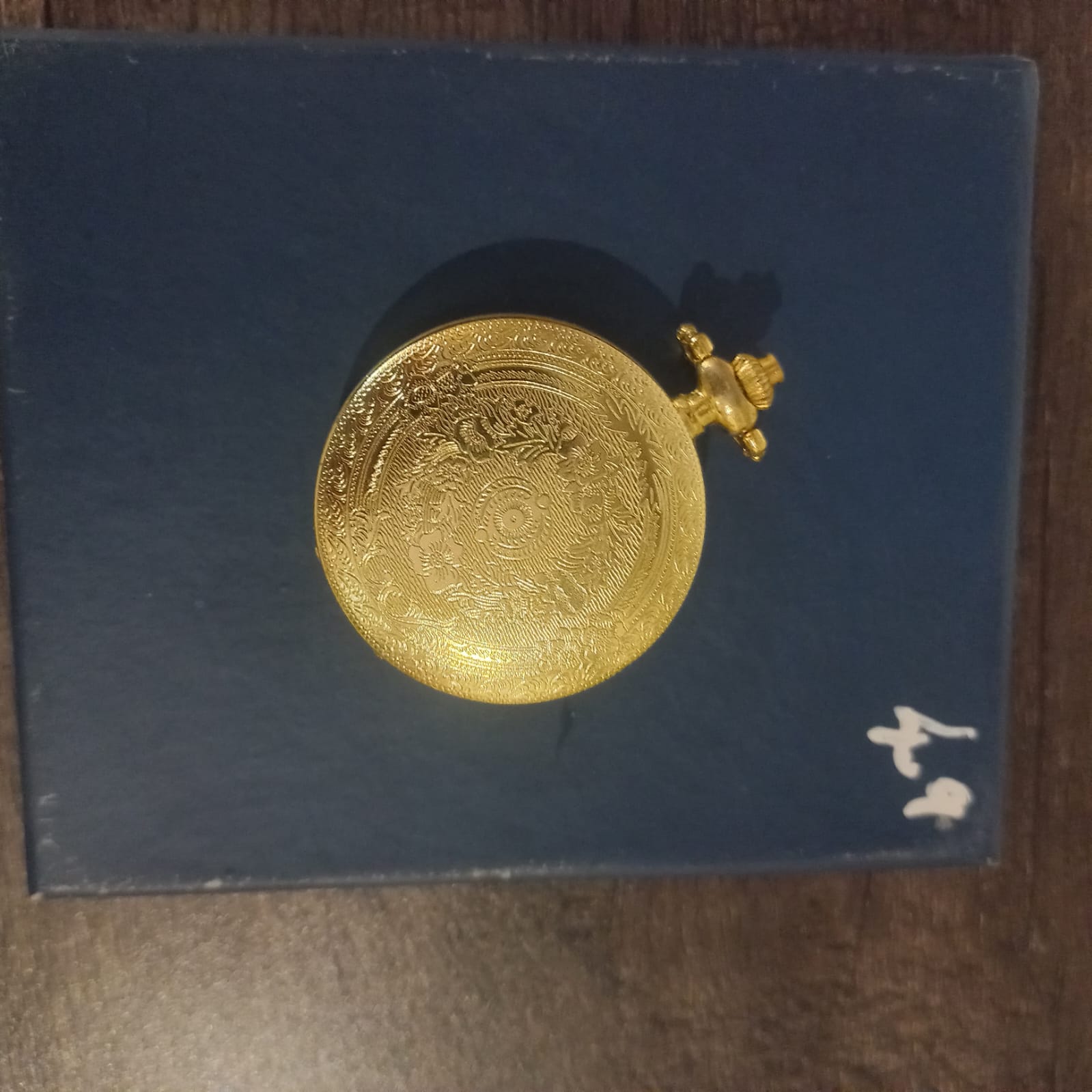 Gold-Tone Quartz Pocket Watch in Presentation Box - Issue 49