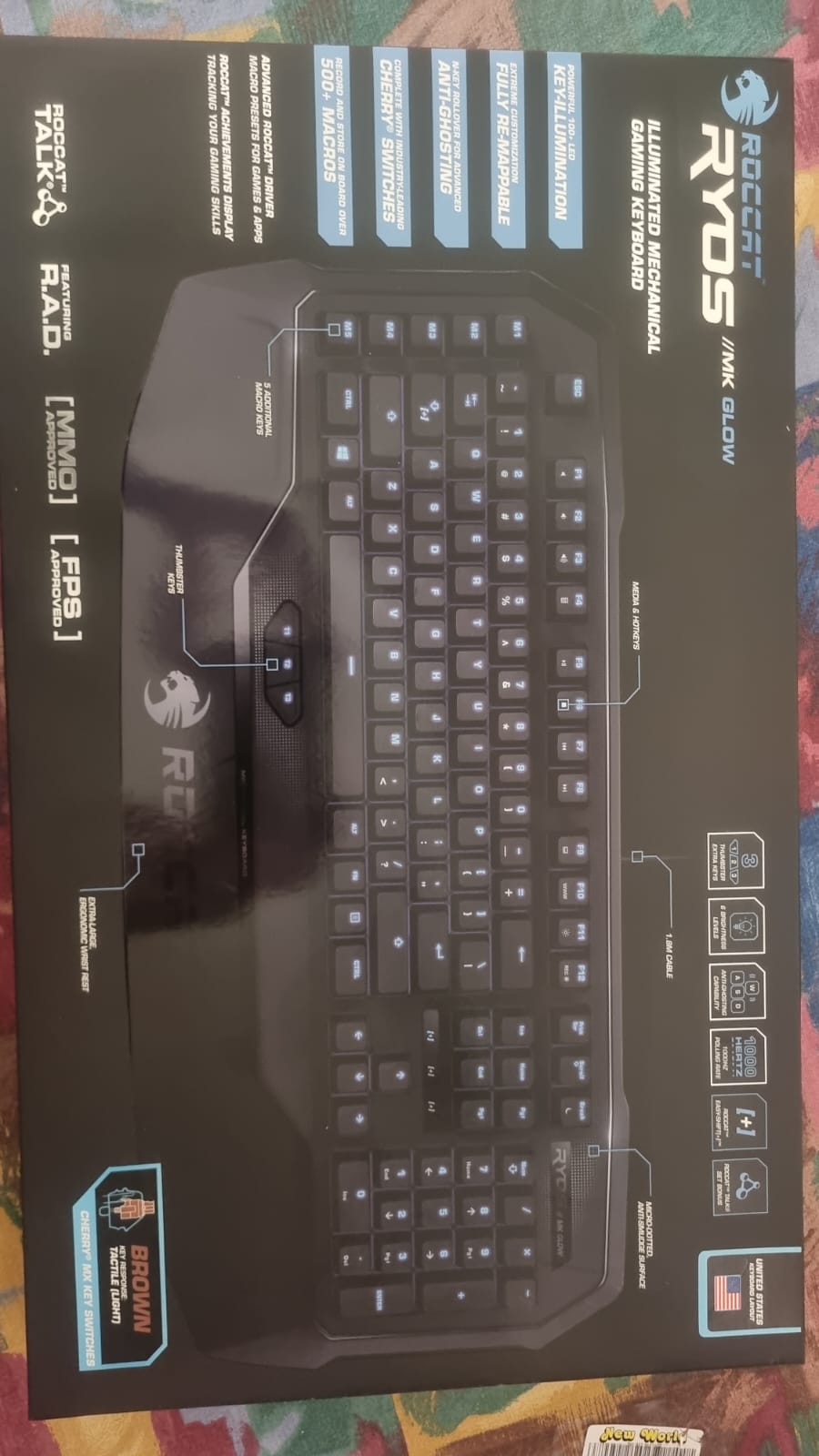 Roccat Ryos MK Glow Illuminated Mechanical Gaming Keyboard