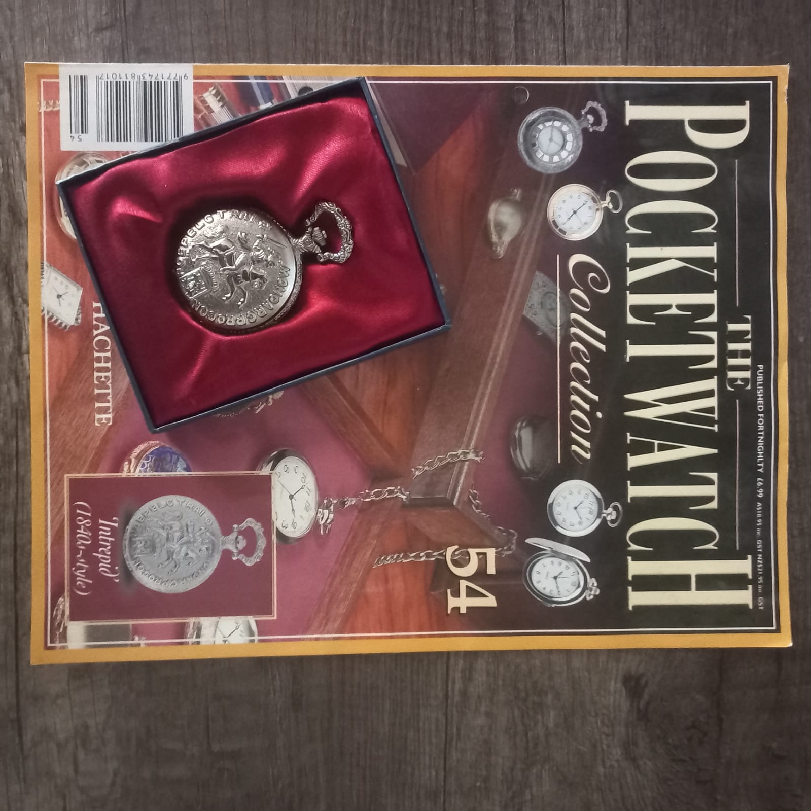 Hachette The Pocketwatch Collection Issue 54 with 'Intrepid' Pocket Watch