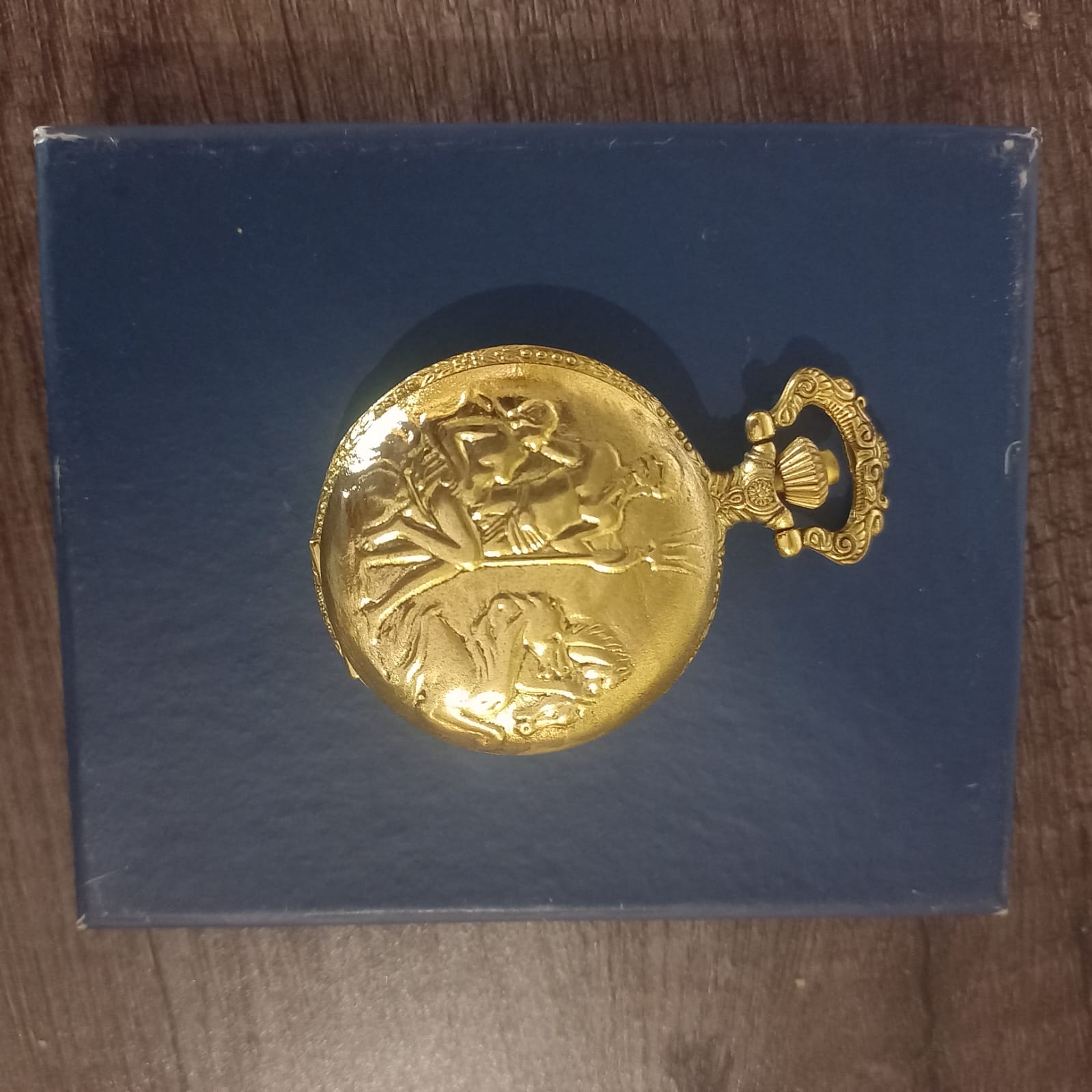 Decorative Quartz Pocket Watch in Presentation Box