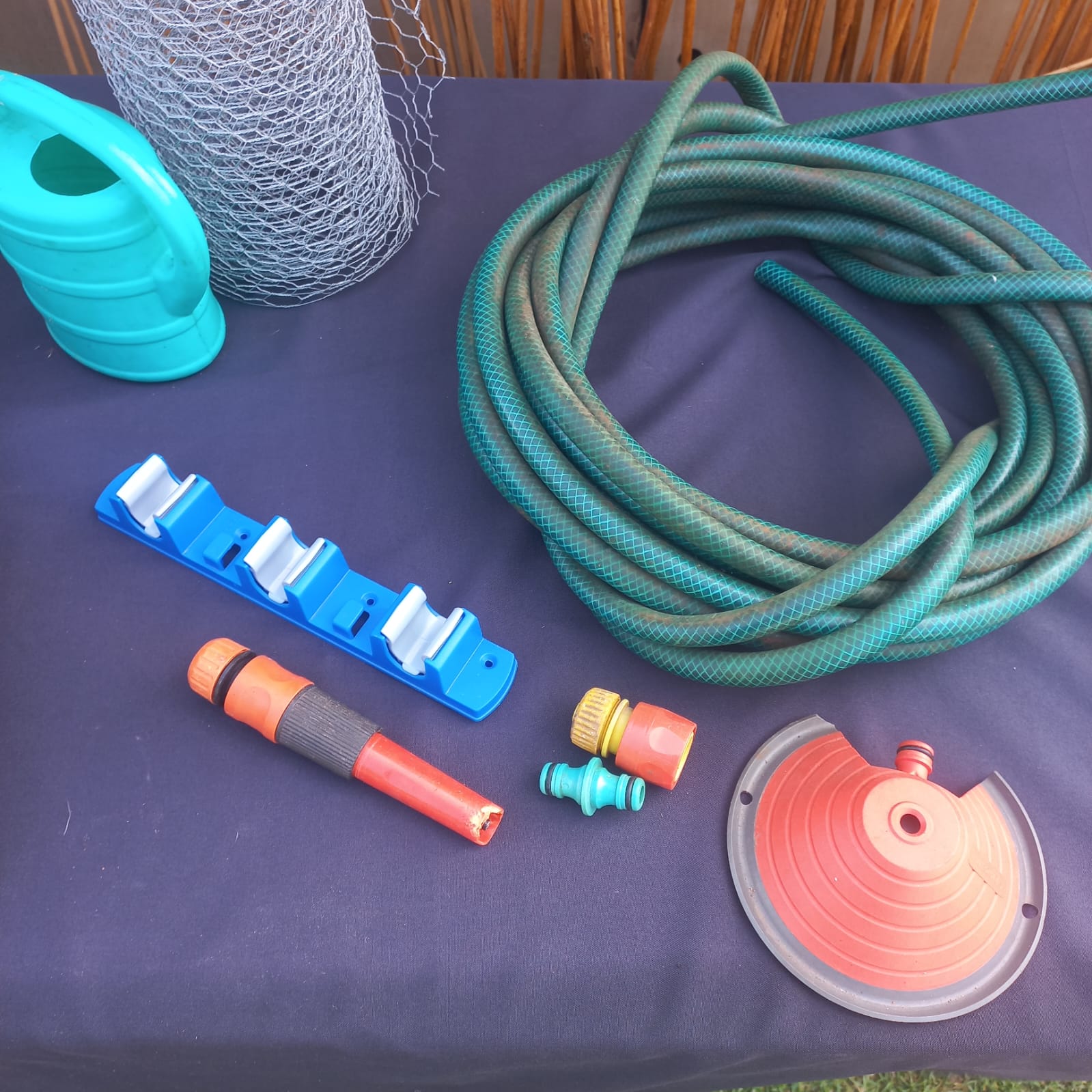 Garden Sundry Bundle - Fencing, Hosepipe, and Accessories