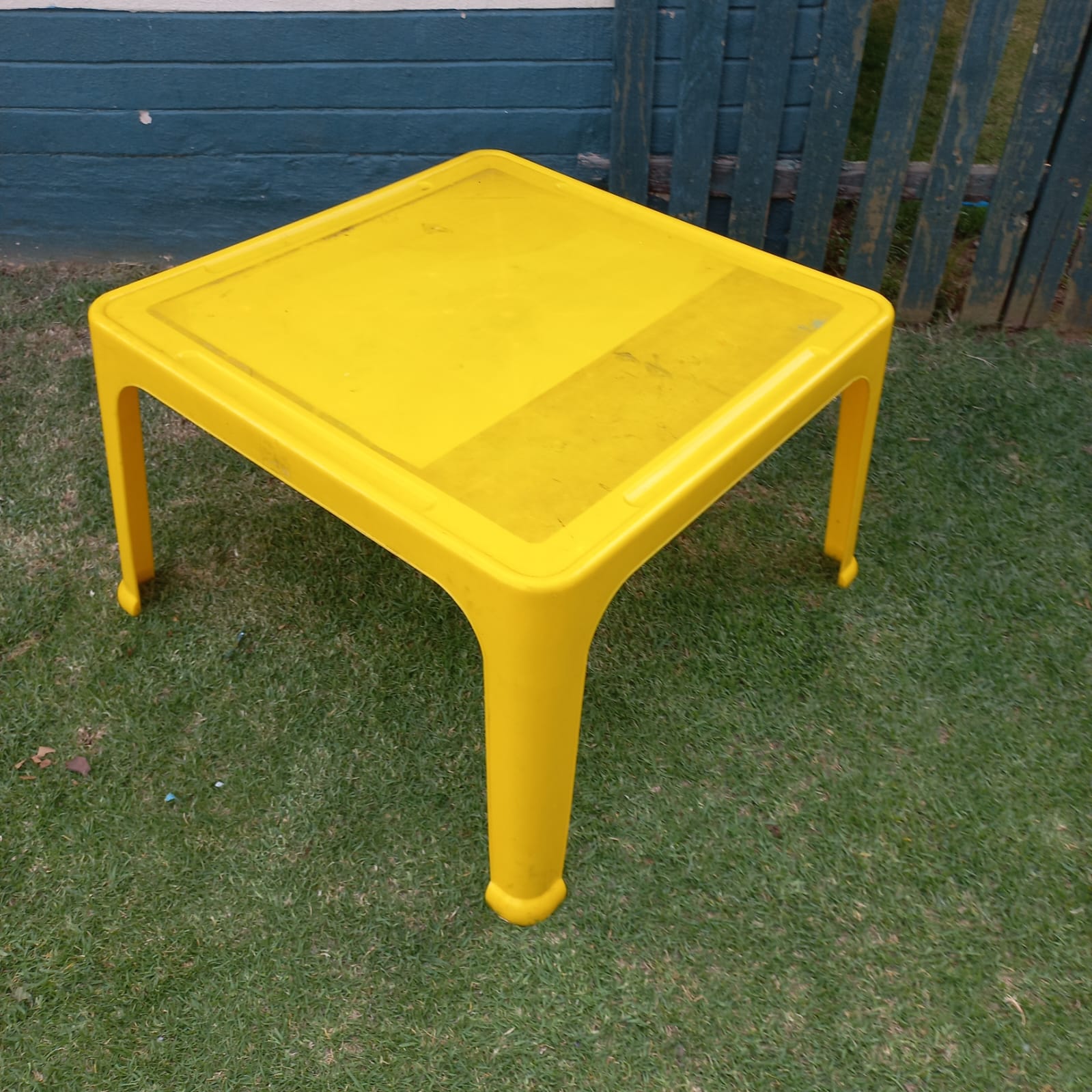 Yellow Plastic Children's Table