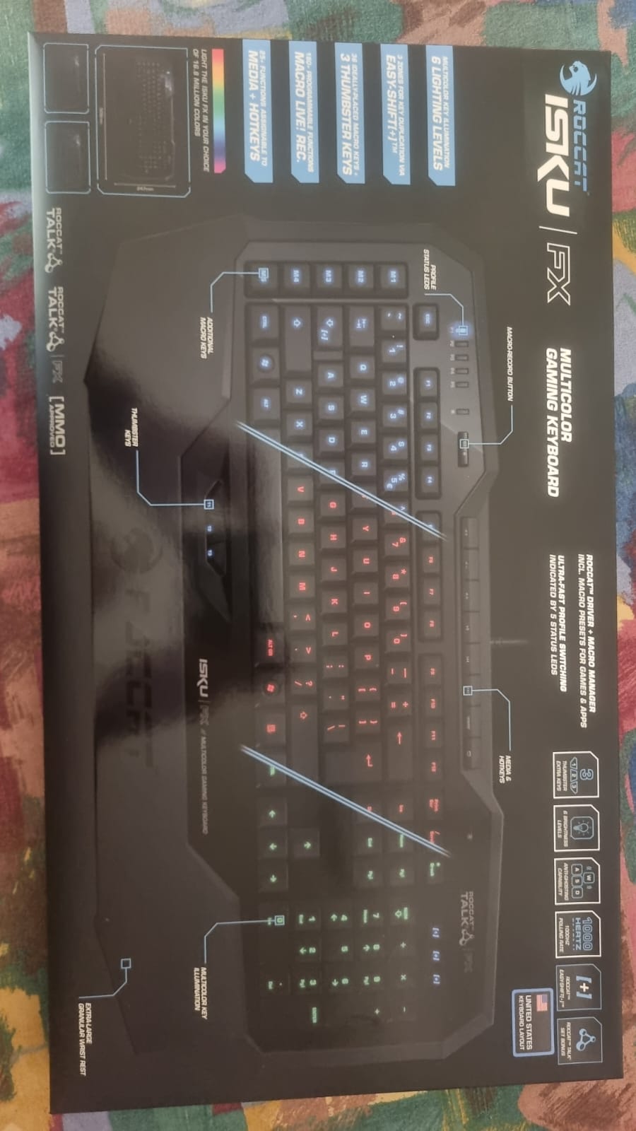 Roccat Isku FX Multicolor Gaming Keyboard