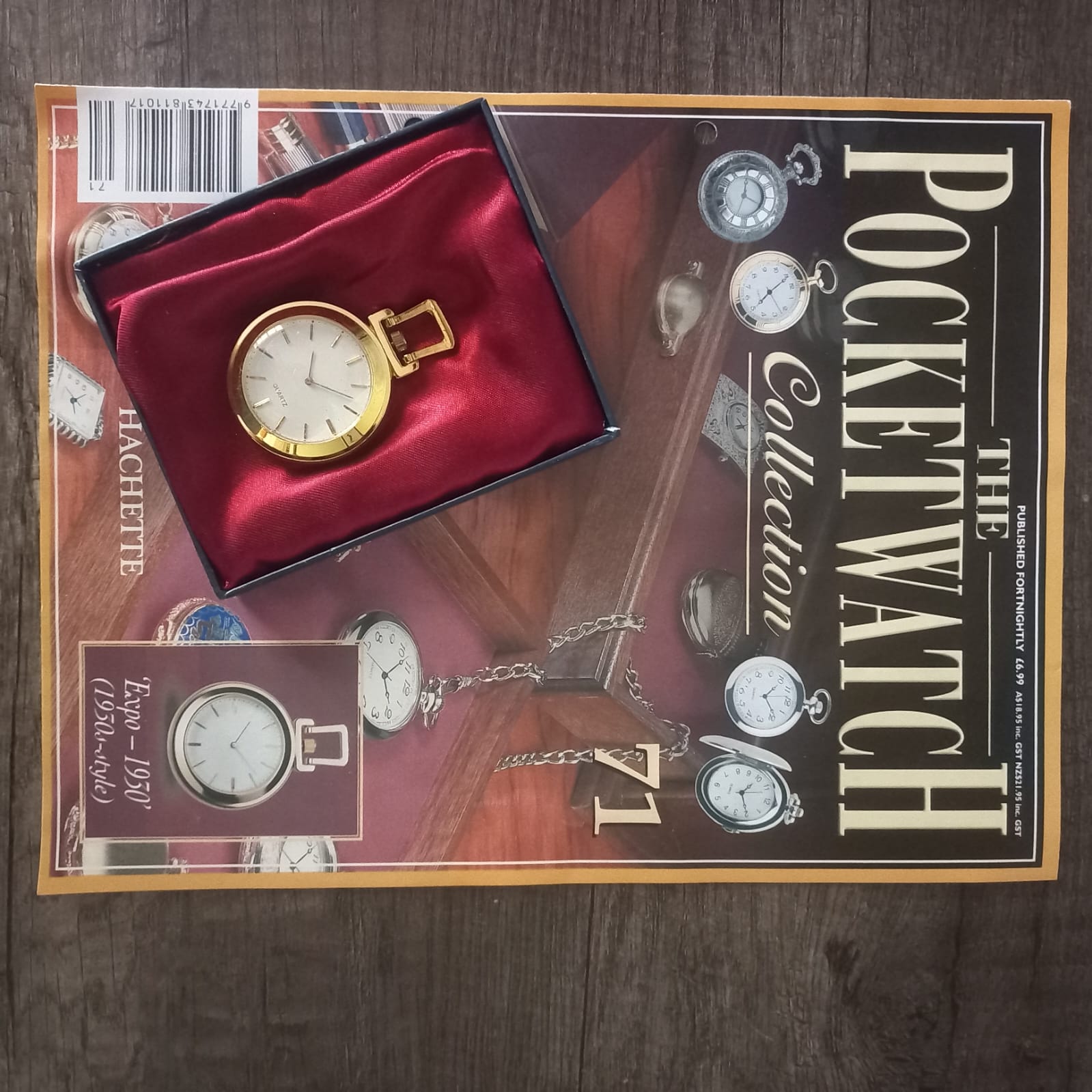 Hachette 'The Pocket Watch Collection' Issue 71 with Display Watch