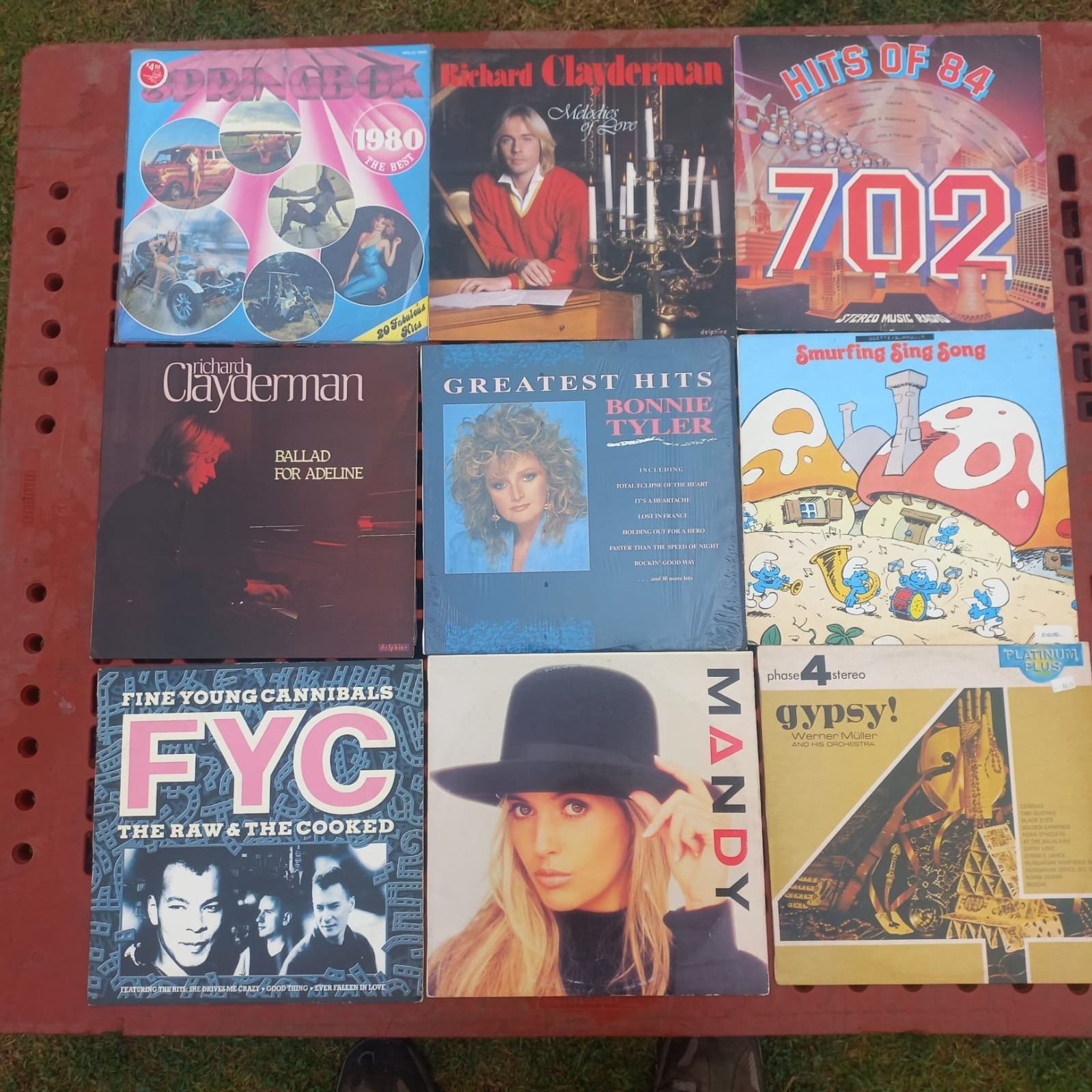 Collection of 9 Assorted Vinyl Records
