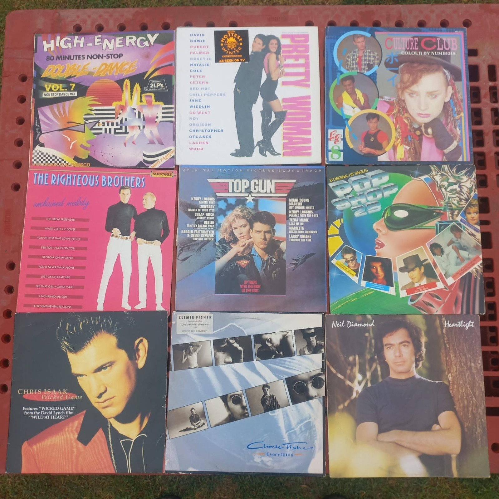 Collection of 9 Assorted Vinyl LPs