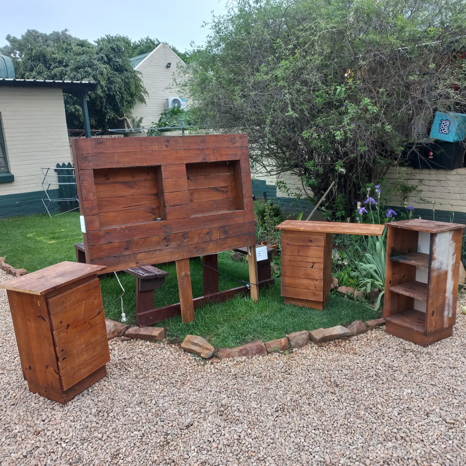 Rustic Handcrafted Wooden  Set
