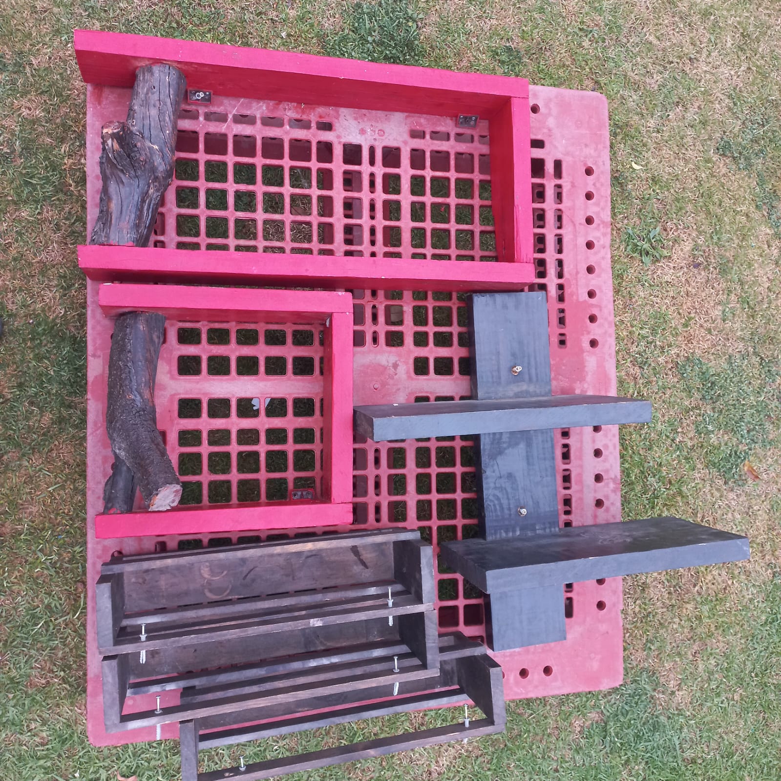 Project Palesa - Assorted Handmade Wooden Shelving and Decor Pieces