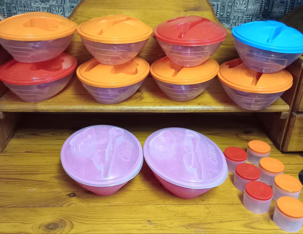 Mixed Lot of Otima Plastic Storage Containers