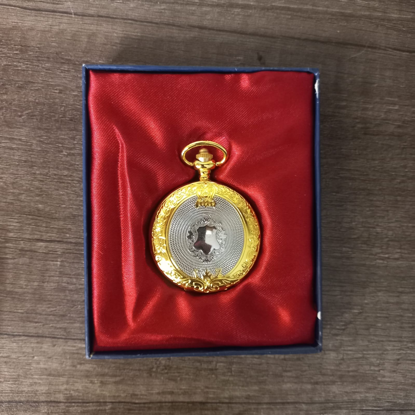 Decorative Quartz Pocket Watch in Presentation Box
