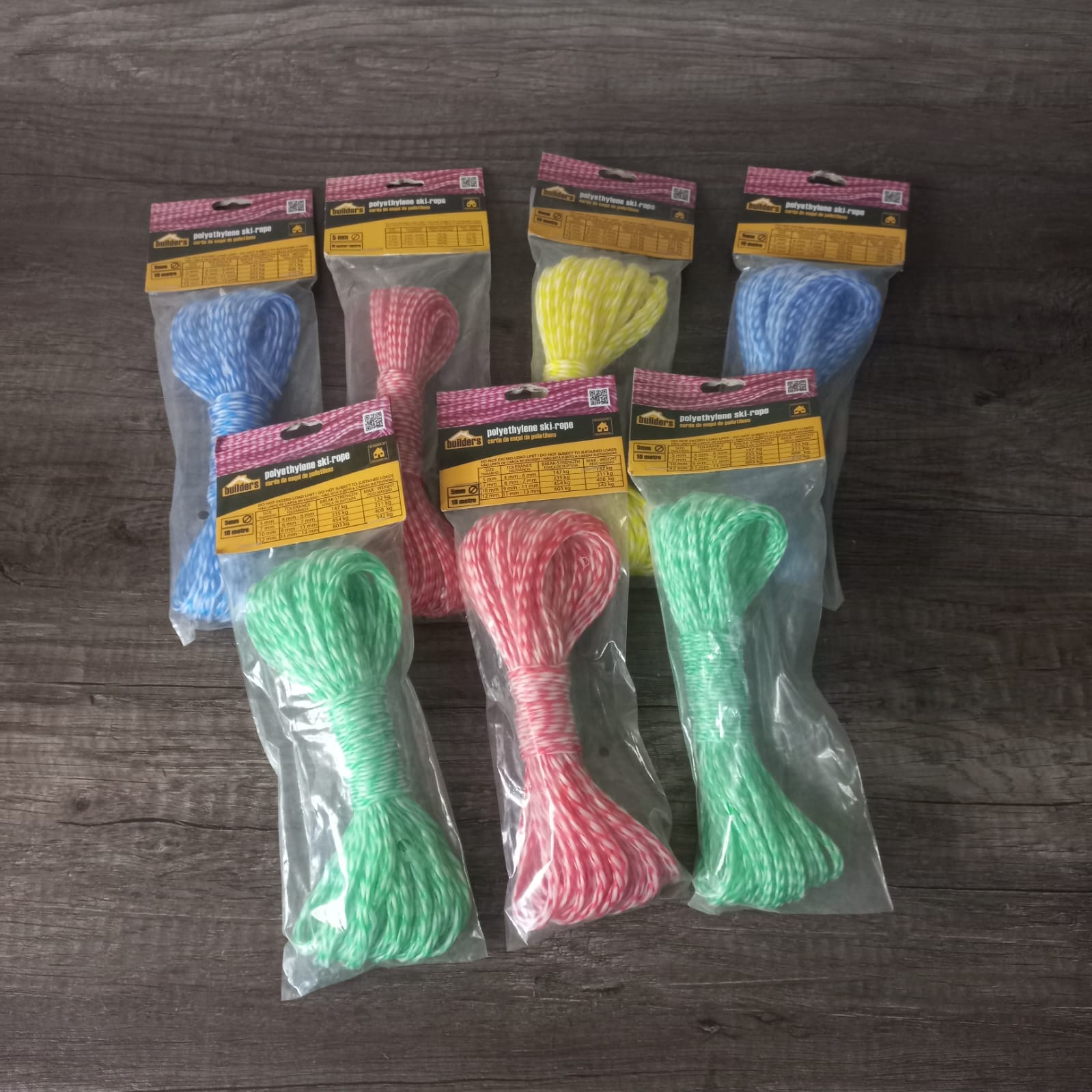 Bundle of 7 Builders  Ski-Rope Packs