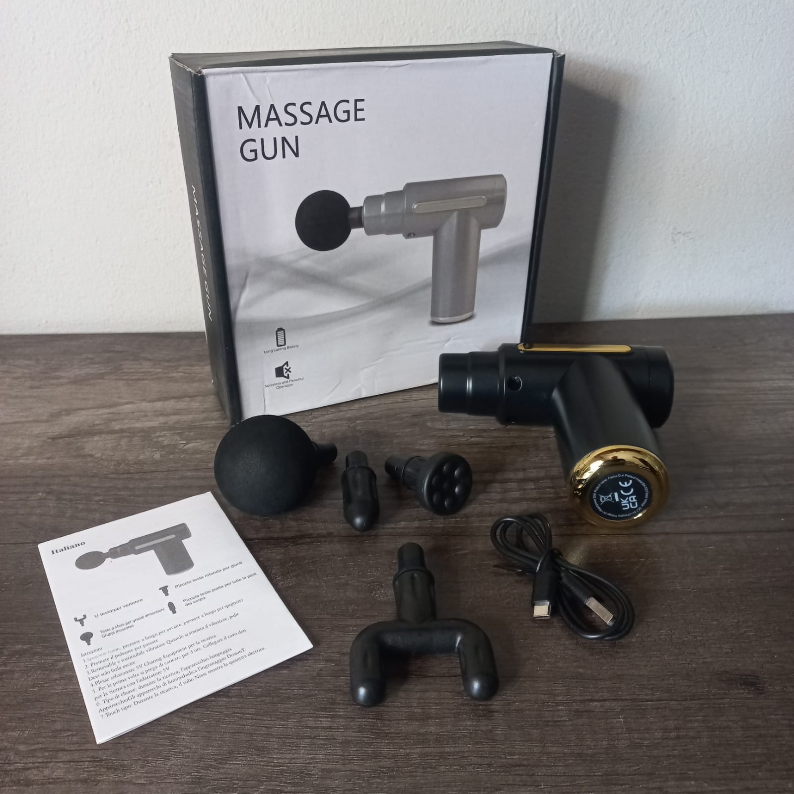 Handheld Massage Gun with Accessories